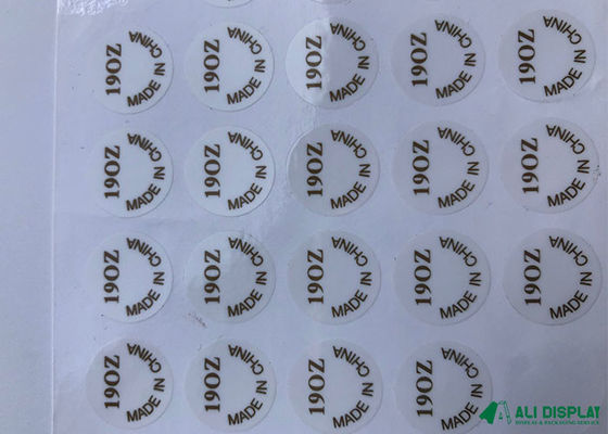 Naklejka samoprzylepna UV BOPP Rolka z logo CDR Naklejka na papier