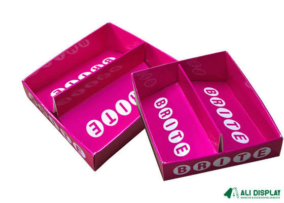 Stand Retail Counter 300gsm CCNB Cosmetic Display Boxes Cardboard Kraft